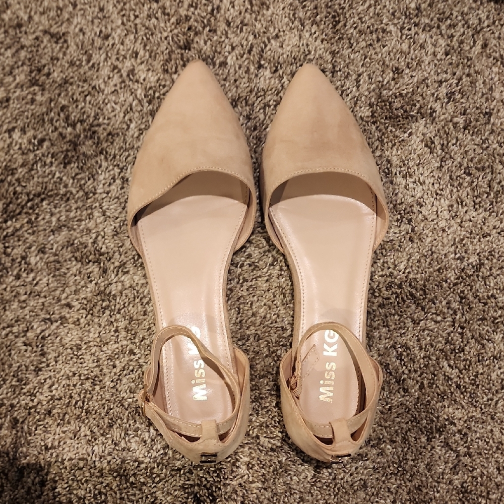 Miss KG Beige Pointed Flats
